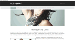 Desktop Screenshot of lot8salon.com